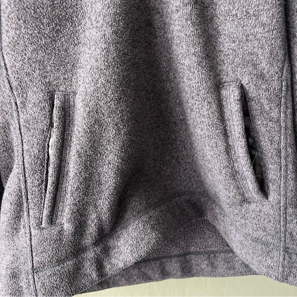 The North Face Purple Crescent Sunset Fleece Hoodie Size Medium - Picture 3 of 6